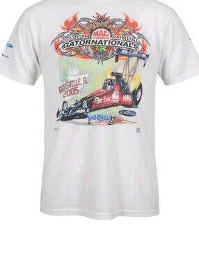 2005 30th Mac Tools Gatornationals Drag Racing Two-sided Size Medium T-shirt